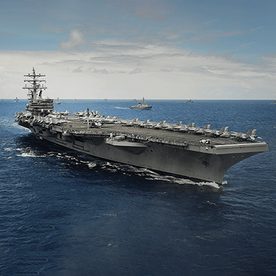 AMETEK programmable power supply for marine defense applications.