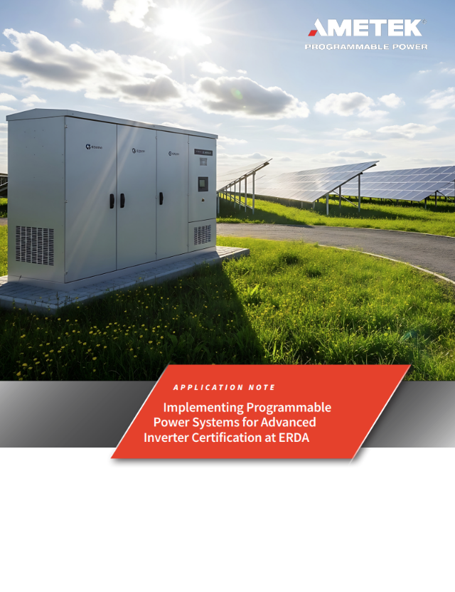Application Note - Advance Inverter Certification with Programmable Power Systems Thumbnail
