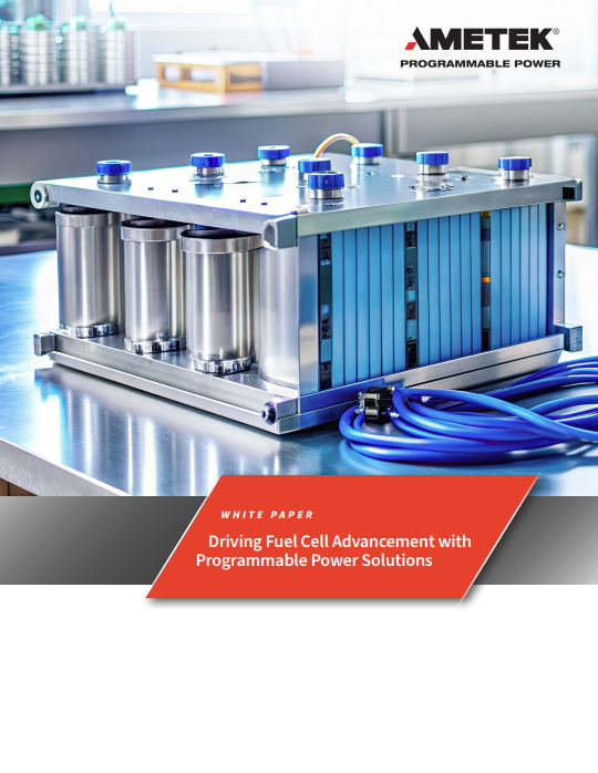 Driving Fuel Cell Advancement with Programmable Power Solutions Whitepaper Thumbnail