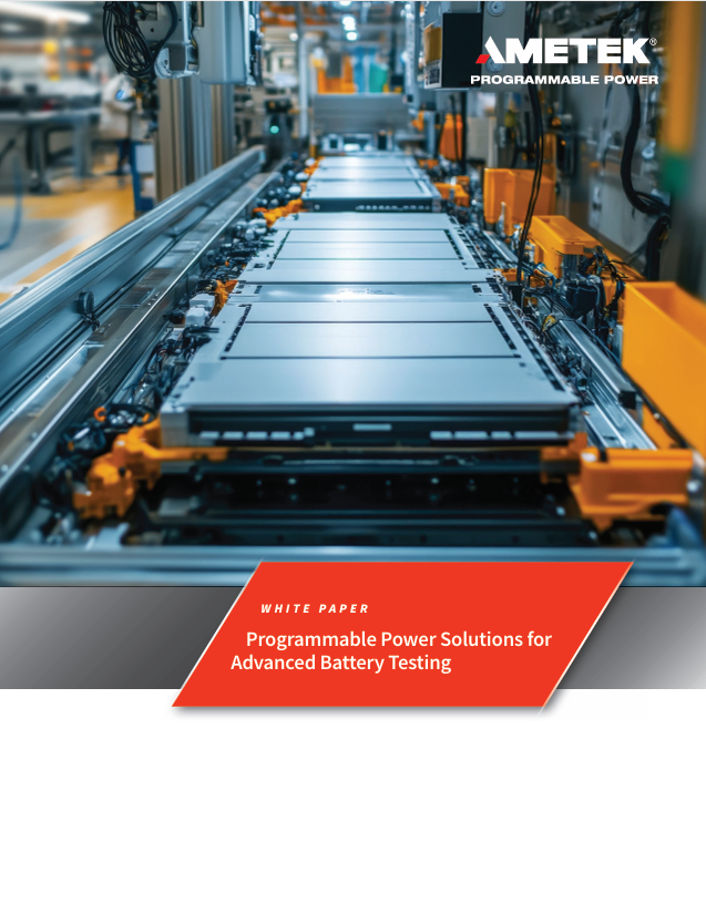 Programmable Power Solutions for Advanced Battery Testing Thumbnail