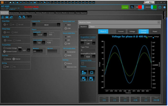 Asterion AC sources work with the Virtual Panels user interface.
