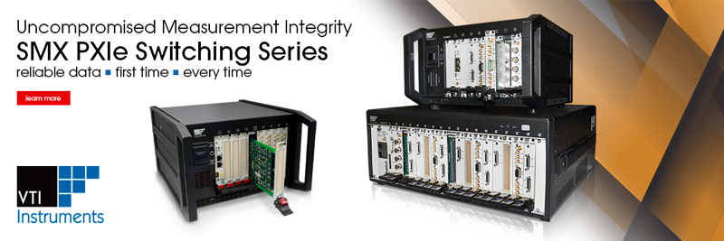 Functional testing to optimize communication tests with PXIe Series switching modules.