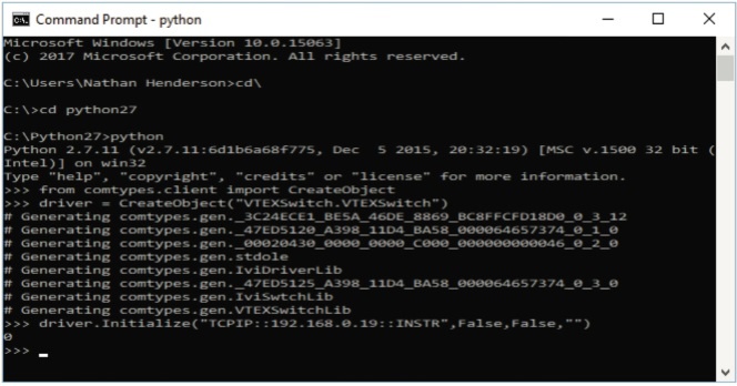 Control Python 2