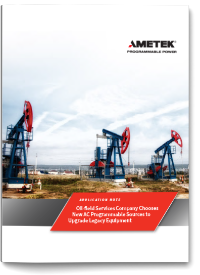 Oil Field Services AC Sources Application Note