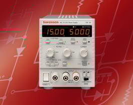 The Sorensen XEL benchtop DC power supplies are user-friendly, supply up to 180W, and have advanced digital features.
