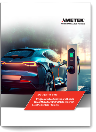 Renewable EV Micro-Inverter Sources & Loads Application Note