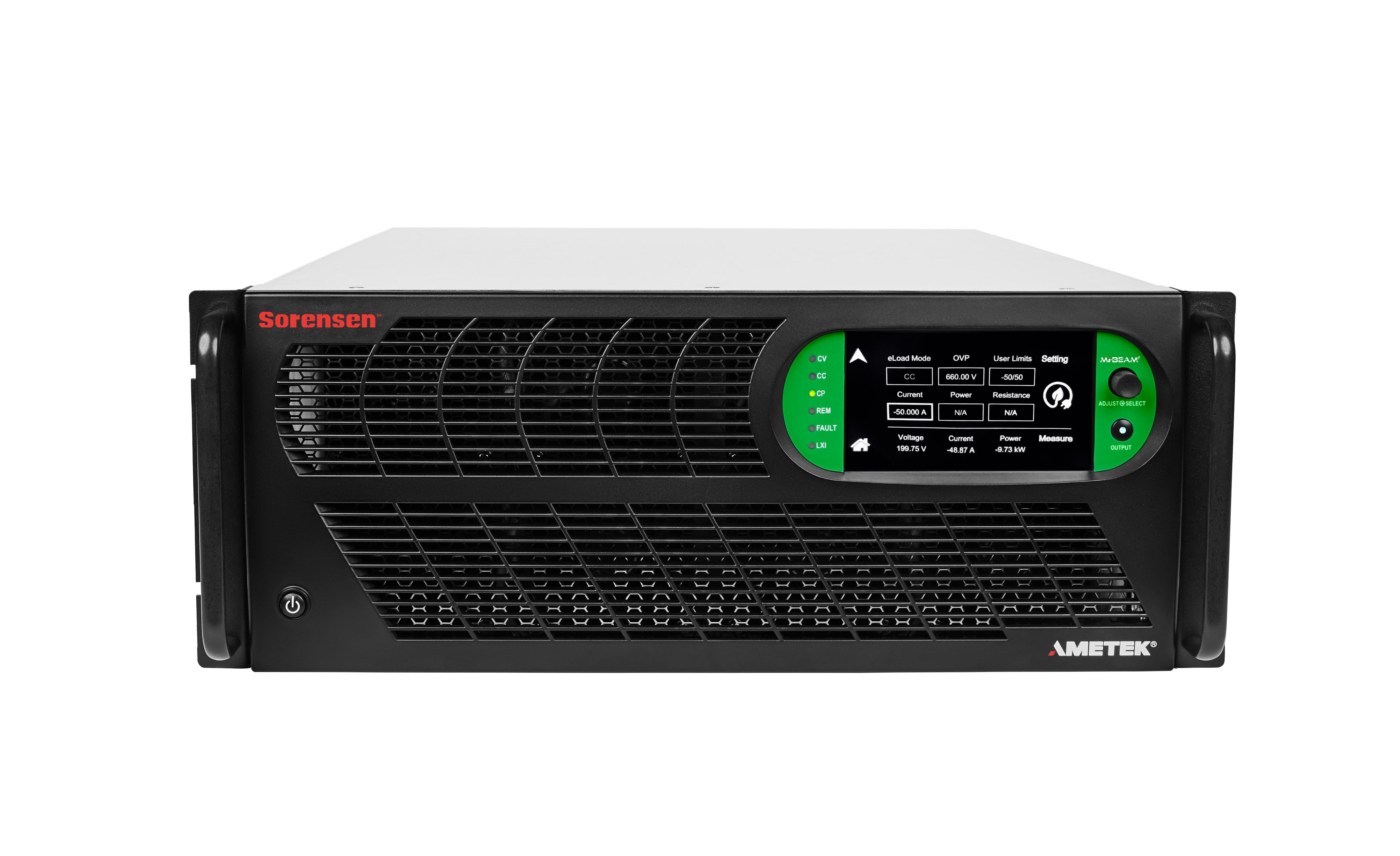 Sorensen Modular intelligent-Bidirectional Energy Amplified (Mi-BEAM) regenerative programmable DC power supply