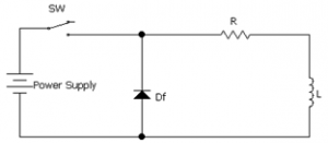 Freewheeling Diode Block Diagram