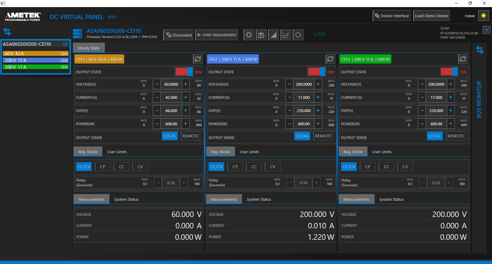  Virtual Panels GUI
